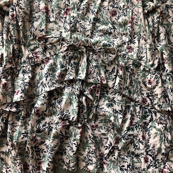 NEW style & co. Pink floral long sleeve top size small cute blouse chic - Picture 2 of 7